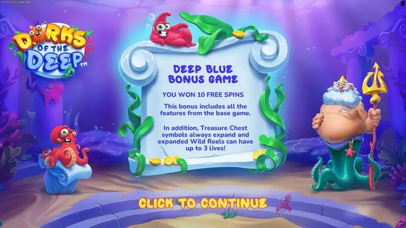 Juego de Bonificación Deep Blue